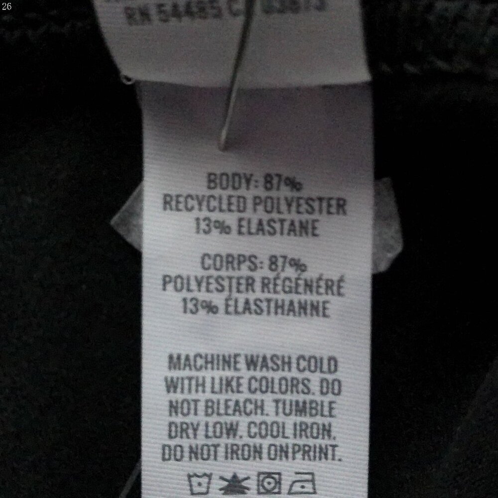 AERIE NWT The Hugger Black Capri Pants L - Picture 7 of 10